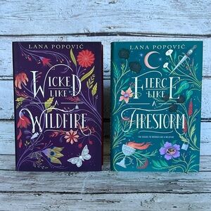 Wicked Like a Wildfire Duology by Lana Popović Hardcover First Editions